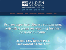 Tablet Screenshot of employmentlawfederal.com